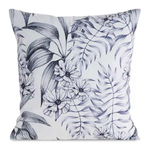 Povlak na polštář 45x45 Mink 30 Eurofirany samet květiny