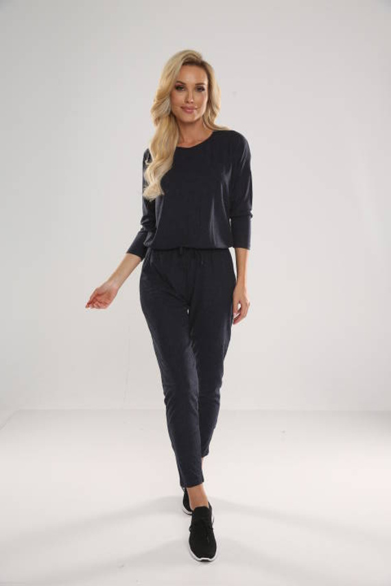 305 Paula Dámský pyžamový oblek - tmavě modrý