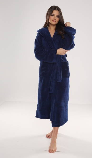807 Dlouhý dámský župan Luna II Forex - námořnická modř