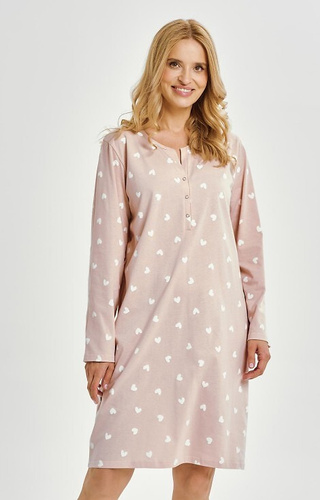 3443 Nori Dámské tričko Taro - 100% bavlna, dlouhý rukáv, výstřih na patentky