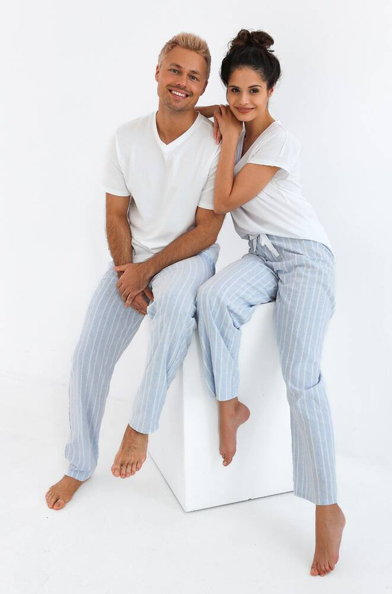 Pánské pyžamo David Sensis - perleťové