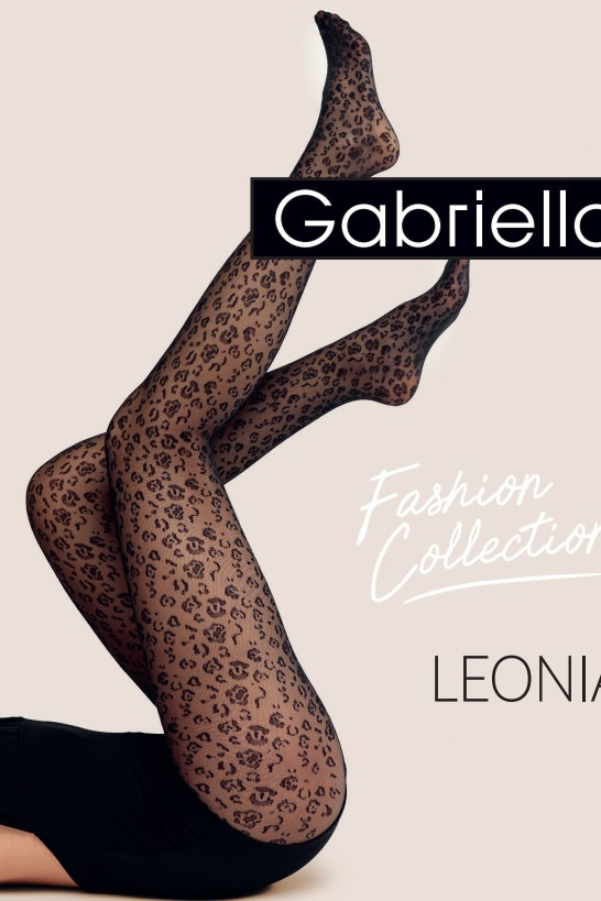 Gabriella Leonia 20 den punčochové kalhoty leopard – jemné