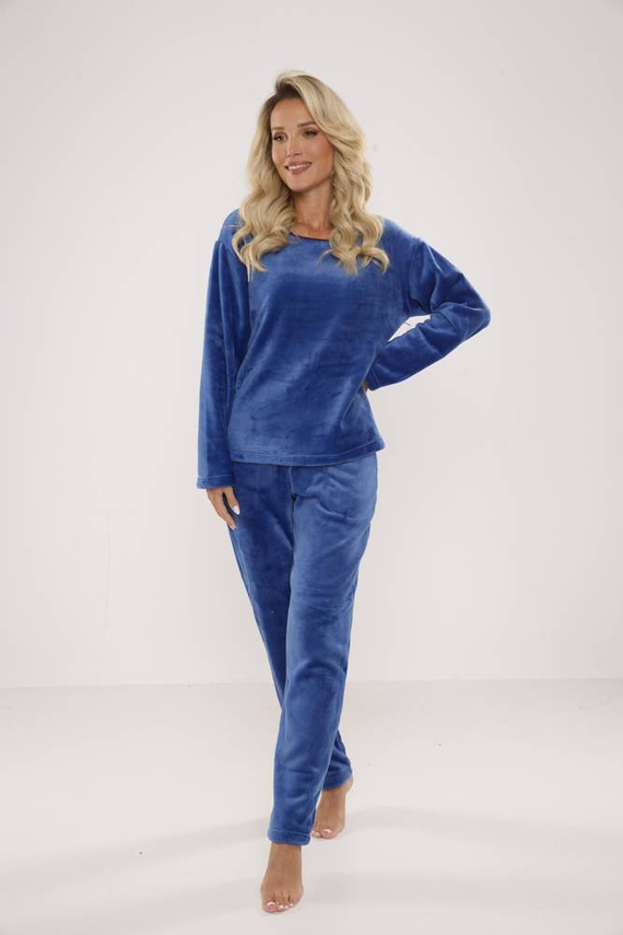 669 Měkké dámské pyžamo De Lafense - džínovina