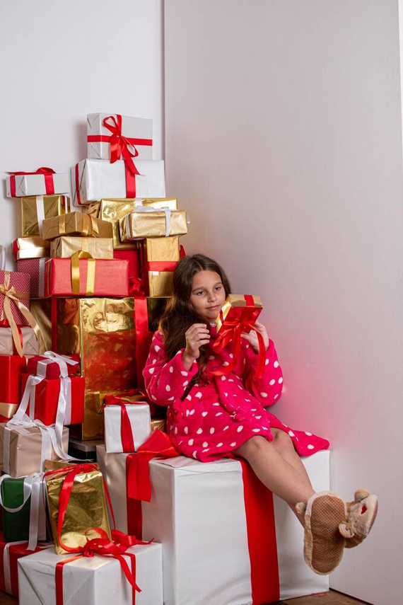 998 Motýlek Forex Dětský župan - modrý