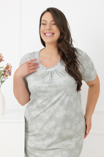 Dámská noční košile Eleni Italian Fashion 100% bavlna, krátký rukáv