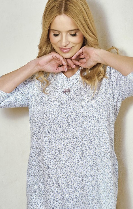 3449 Debora Dámská košile Taro - 100% bavlna, dlouhý rukáv, kapsy, výstřih na knoflíky