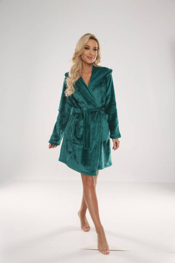 626 Abigail Dámský krátký župan Forex - zelený