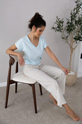 Dámské pyžamo Kira Sensis - mátové