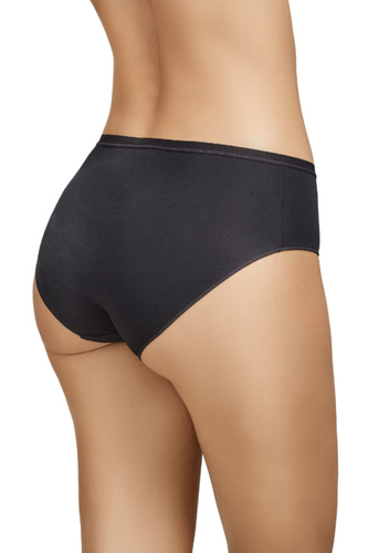 Figi wysokie Selene 401 czarne bawełniane 2-pack wygodny wysoki stan