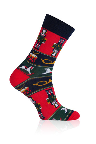 S175D Dlouhé ponožky Cracker Italian Fashion