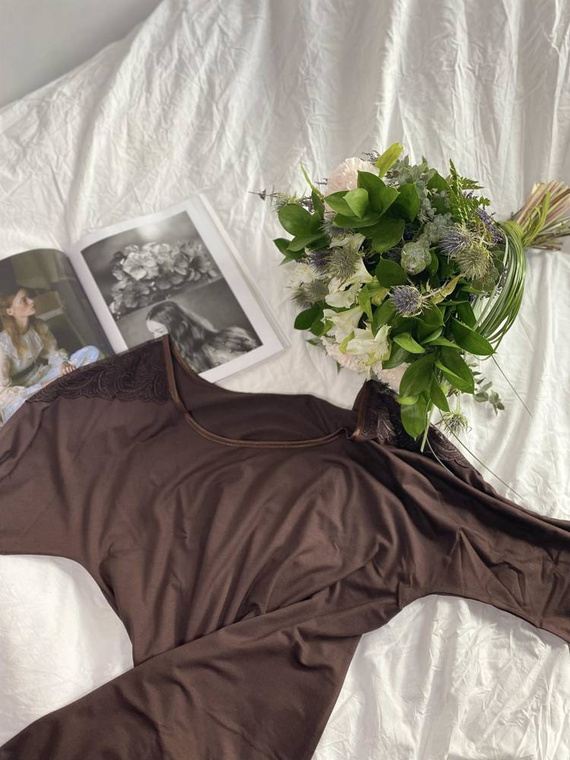 616 Ramona Forex noční košile - hnědá