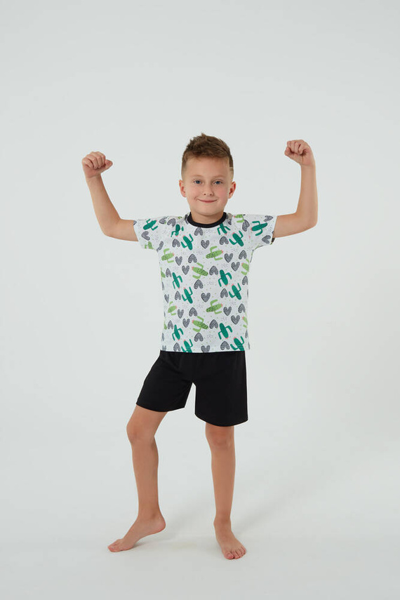 Picos Dětské pyžamo Italian Fashion - potisk/černá barva