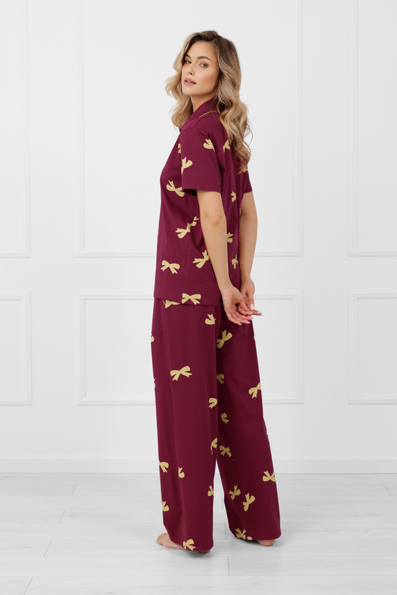 Dámské pyžamo Kwadro Italian Fashion z organické bavlny, elegantní a pohodlné