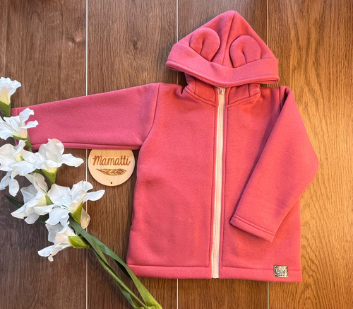 Dívčí mikina na zip BH105 malaga - Mamatti