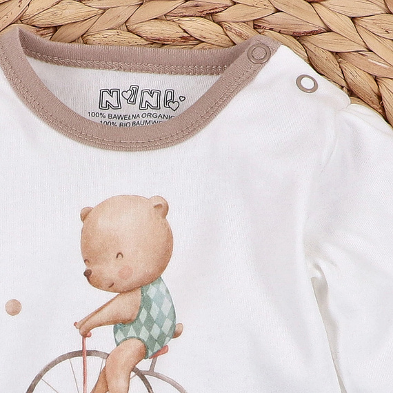 ABN-5589 Dětská halenka Circus by Nini - 100% organická bavlna, bezpečná pro pokožku, polská výroba