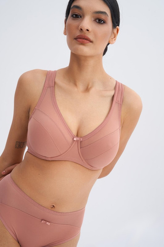 Podprsenka soft Havana 02 Mocha Alles pro větší poprsí s kosticemi