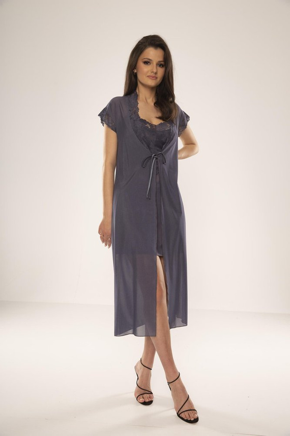 470 Alison Forex dámský župan - šedý