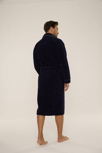 735 Manuele pánský župan De Lafense - tmavě modrý