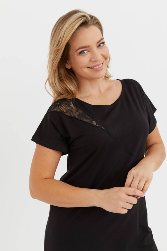 737 Velar Forex noční košile - černá