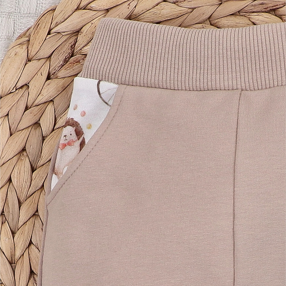 ABN-5592 Circus Dětské tepláky Nini - 100% organická bavlna, měkké a bezpečné