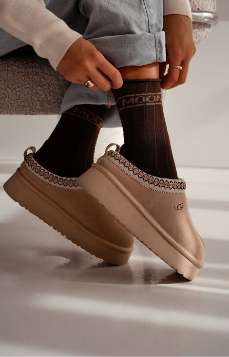 0071-009 Unique Dámské ponožky Milena hnědé - bavlna, poloviční froté