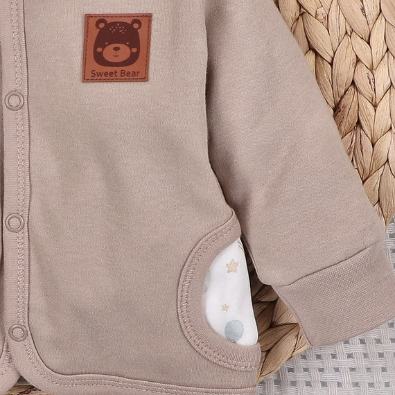 ABN-5517 Sky Journey Dvouvrstvá dětská mikina od Nini - z organické bavlny, pro chlapce