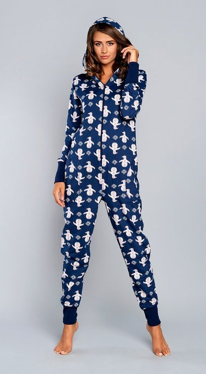 Dámský dlouhý overal Nana Italian Fashion - červený