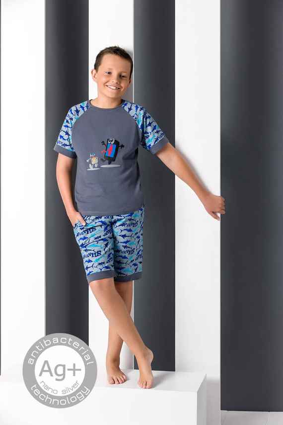 PY2008 Chlapecké pyžamo Passion graphite