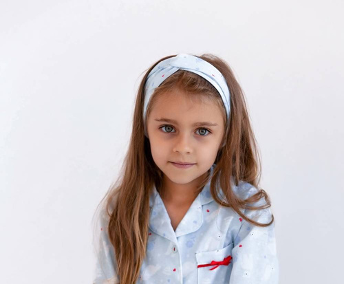 Dívčí čelenka White bear Kids Sensis - modrá