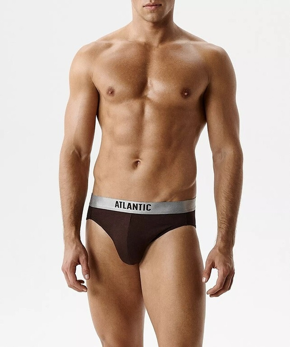 Sportovní pánské slipy Atlantic 2MP-1589 – perfektní přizpůsobení, elastický pás, 2-pack