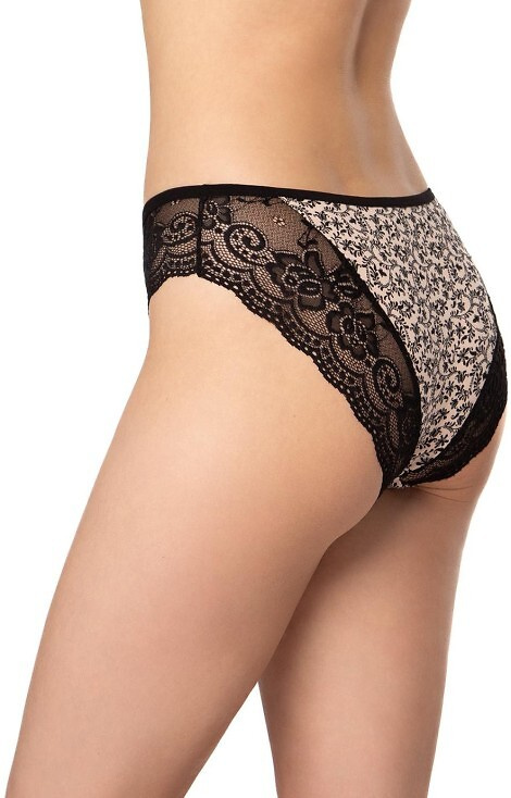 L-1587 Dámské kalhotky Lama, dvě balení, 95 % bavlna, pohodlné a klasické