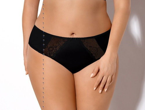 Gorsenia K 358 Blanca černé kalhotky