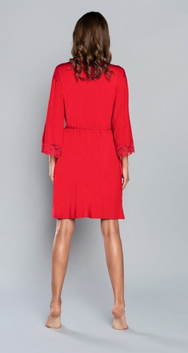 Župan Samaria Italian Fashion 3/4 rukáv - červený