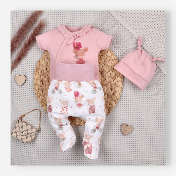 Nini Kojenecké Polodupačky Little Mouse 100% Organická Bavlna – Polsko