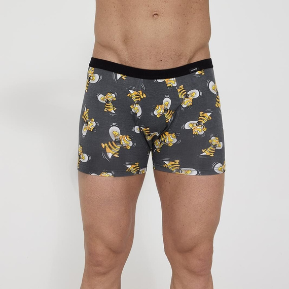 Cornette Tattoo 280/254 Homel – bavlněné pánské boxerky grafit