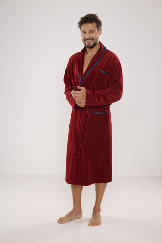 666 Ronaldo pánský župan De Lafense - bordó