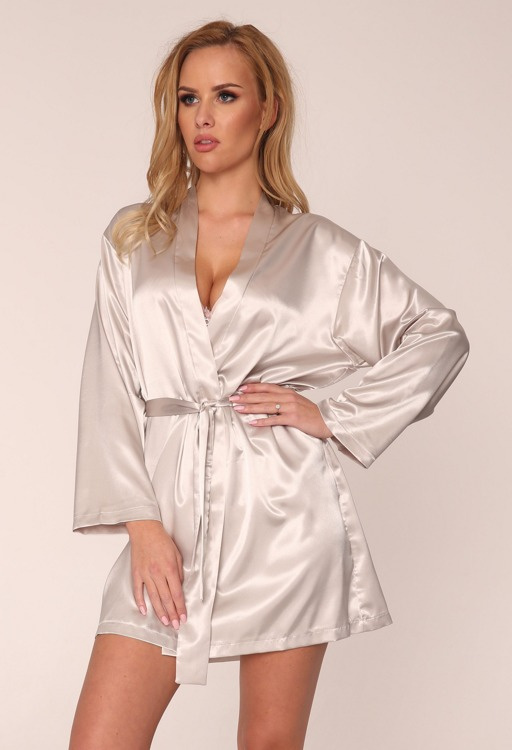 797 Klasický dámský župan Forex - béžový