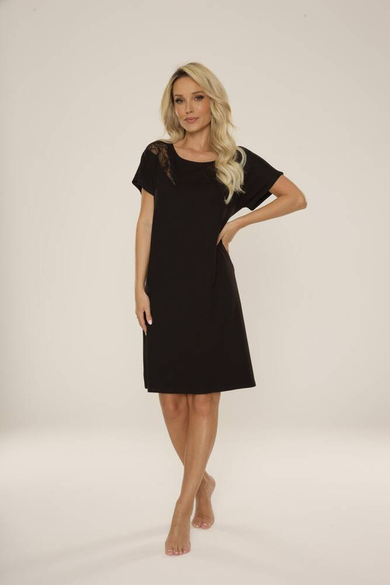 737 Velar Forex noční košile - černá