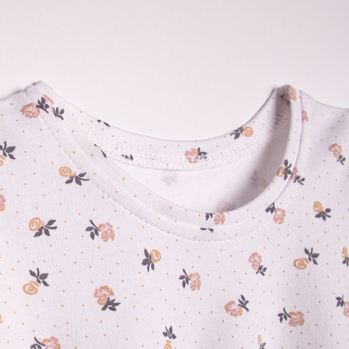 Nicol 220036 dívčí pyžamo 100% bavlna měkké pohodlné květiny