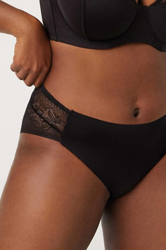 19671 Černé kalhotky Ysabel Mora - krajkové, ženské, pohodlné