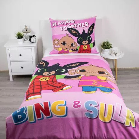 Povlečení Králíček Bing a Sula 140x200 Jerry Fabrics bavlna