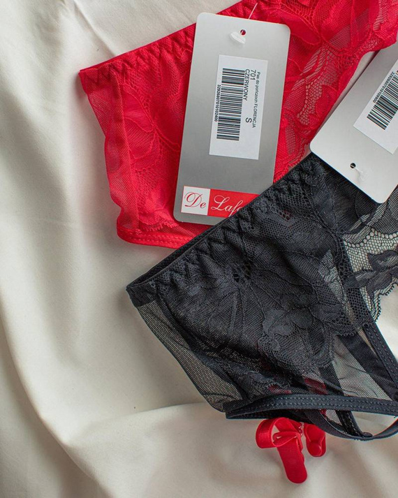 701 Florence Forex podvazkový pás - červený