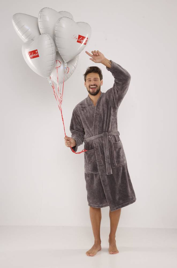 391 Pánský župan Hugo De lafense - šedý