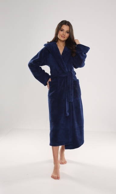 807 Dlouhý dámský župan Luna II Forex - námořnická modř