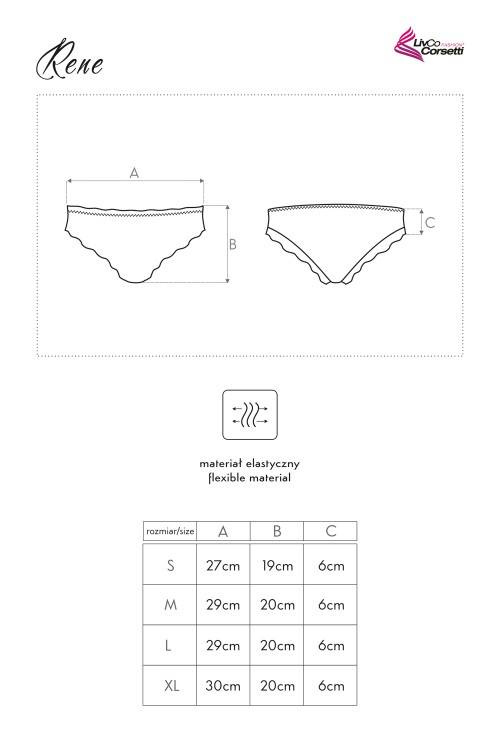 Rene LC 6069 LivCo Corsetti Fashion dámské kalhotky černé