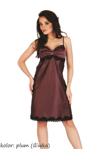 925 Noční košile Kleoree De Lafense - švestka