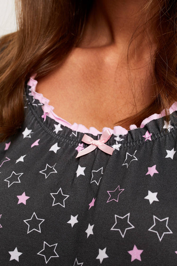 Noční košile Antilia s 3/4 rukávy Italian Fashion - potisk