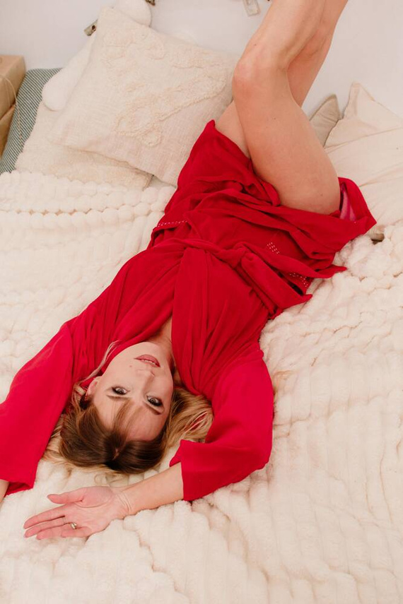 667 Dámský župan Vermell Forex - červený