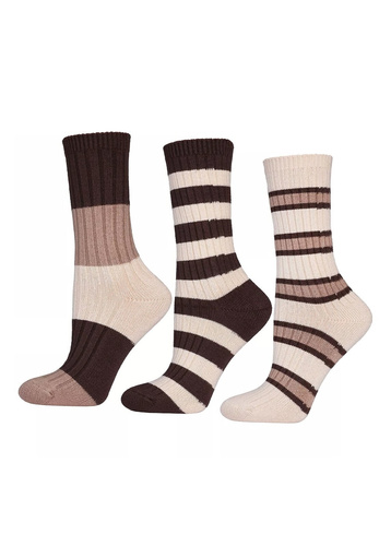 Dámské ponožky Moraj CDC 400-513 - žebrované, viskózové, měkké a bez komprese