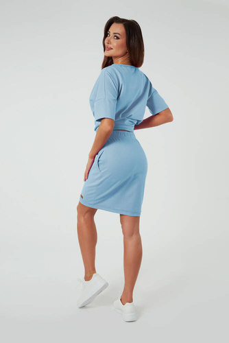 Dámská mini sukně Stella Italian Fashion - modrá